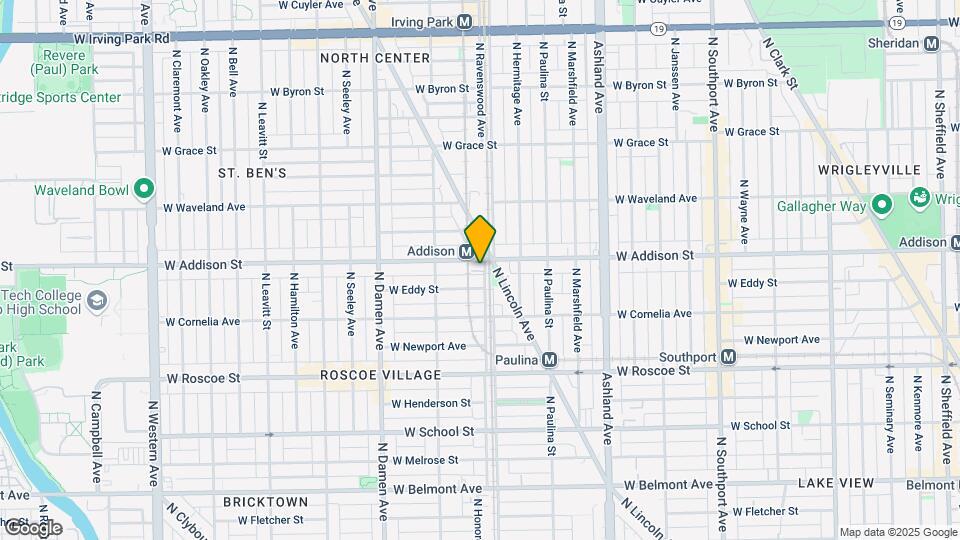 1801 W Addison St Mapa y Detalles de la Ubicación