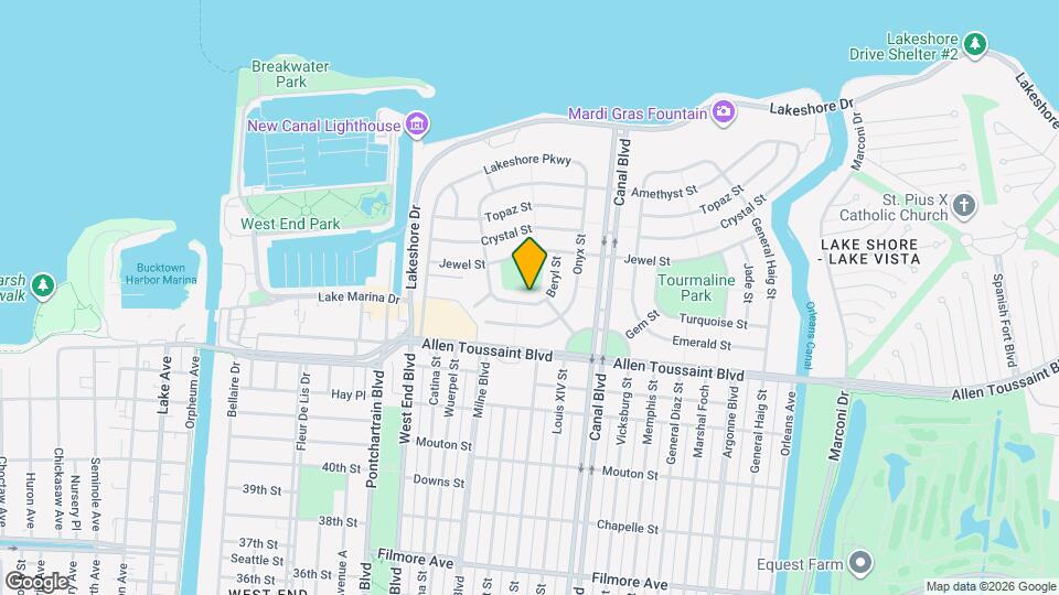 523 Turquoise St Map and Location Details