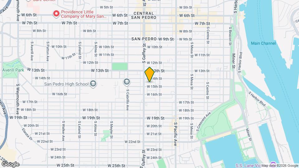 668 W 15th St Map and Location Details