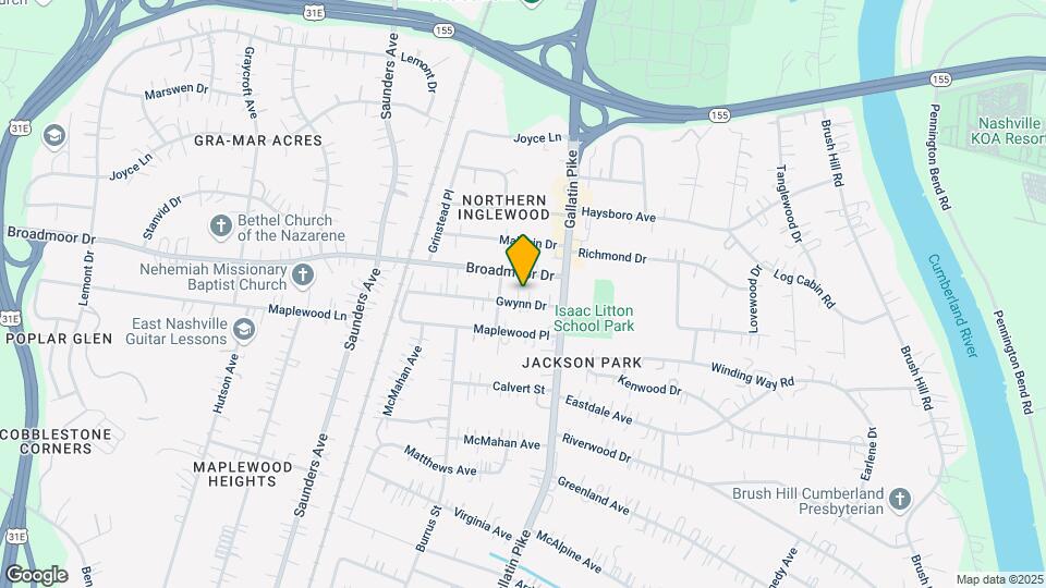 1051 Gwynn Dr Mapa y Detalles de la Ubicación