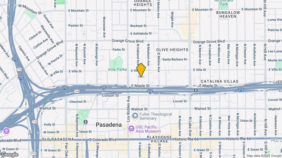 420 N Oakland Ave Map and Location Details