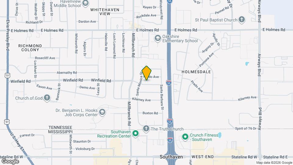 1740 Winfield Rd Map and Location Details