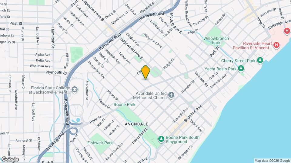 1450 Talbot Ave Map and Location Details