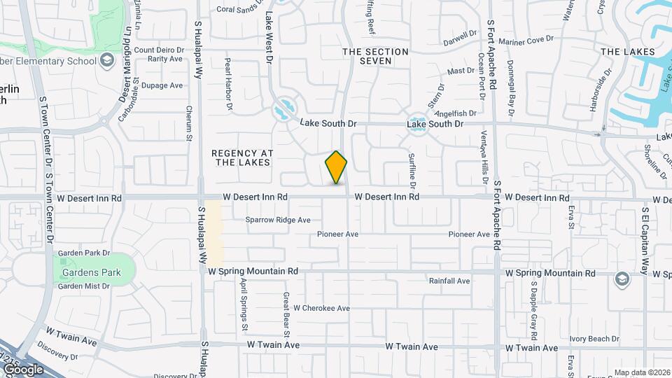 9709 Horizon Hills Dr Map and Location Details