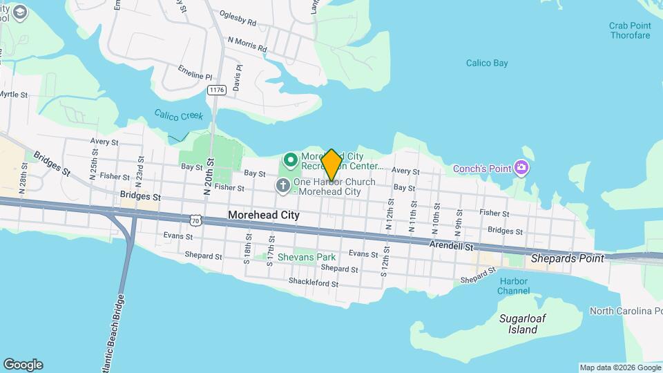 1409 Bay St Map and Location Details