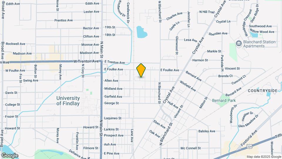 316 Allen Ave Mapa y Detalles de la Ubicación