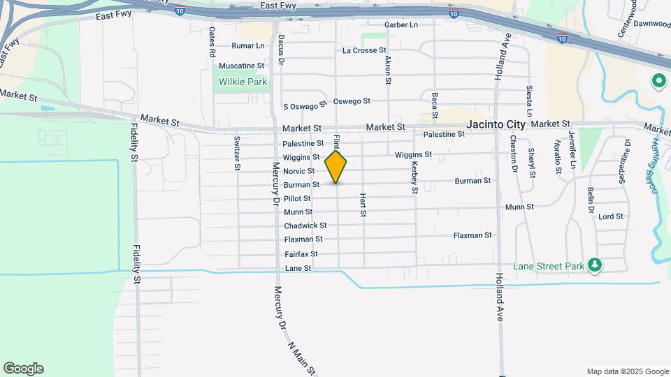 10434 Burman St Map and Location Details