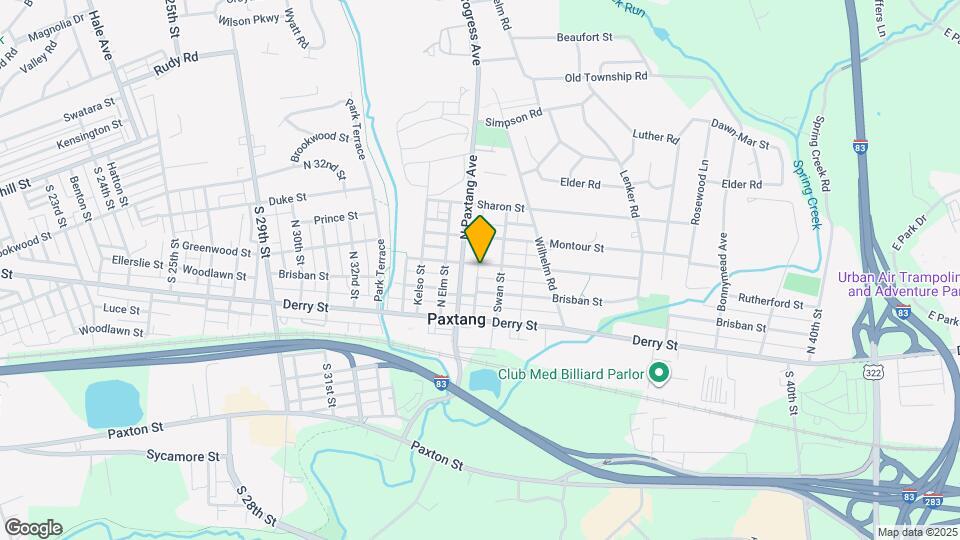 3517 Rutherford St Map and Location Details