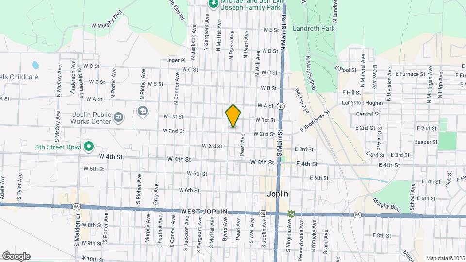 117-121 S Byers Ave Map and Location Details