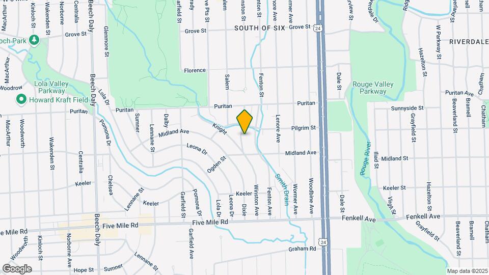 15856 Winston Ave Map and Location Details