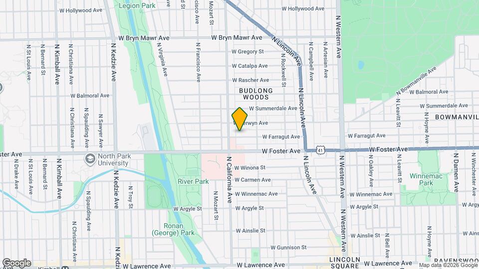 2736 W Farragut Ave, Unit 2 Map and Location Details