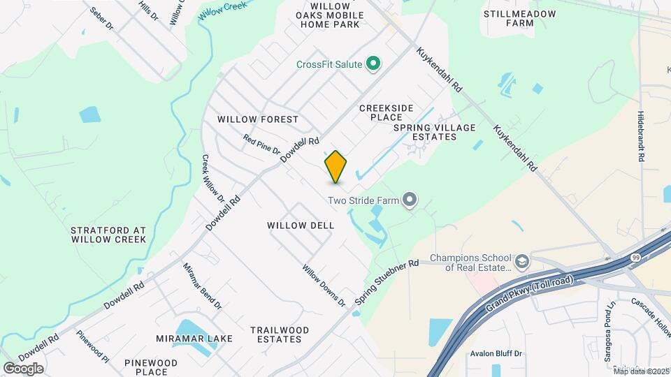 18123 Willow Edge Dr Map and Location Details