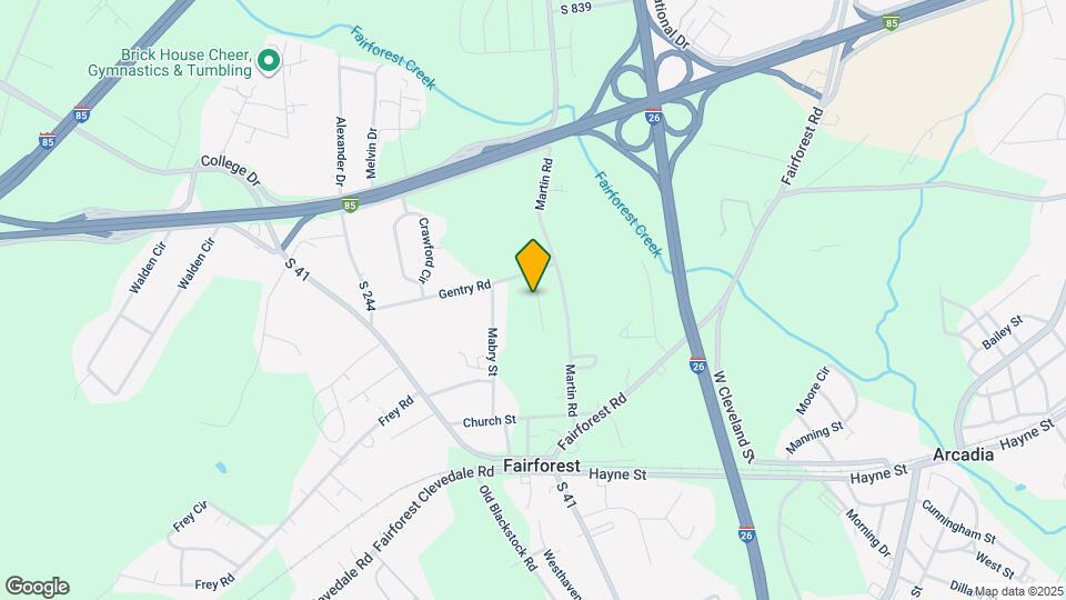 501 Molly Parker Ln Map and Location Details