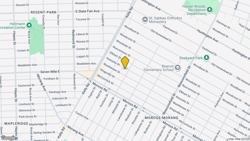 18792 Kenosha St Map and Location Details