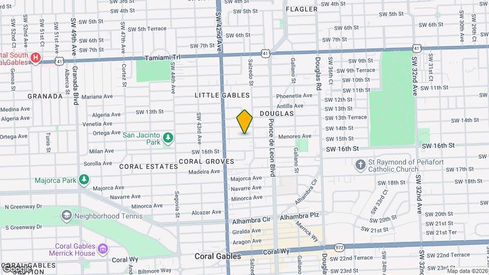 325 Menores Ave Map and Location Details