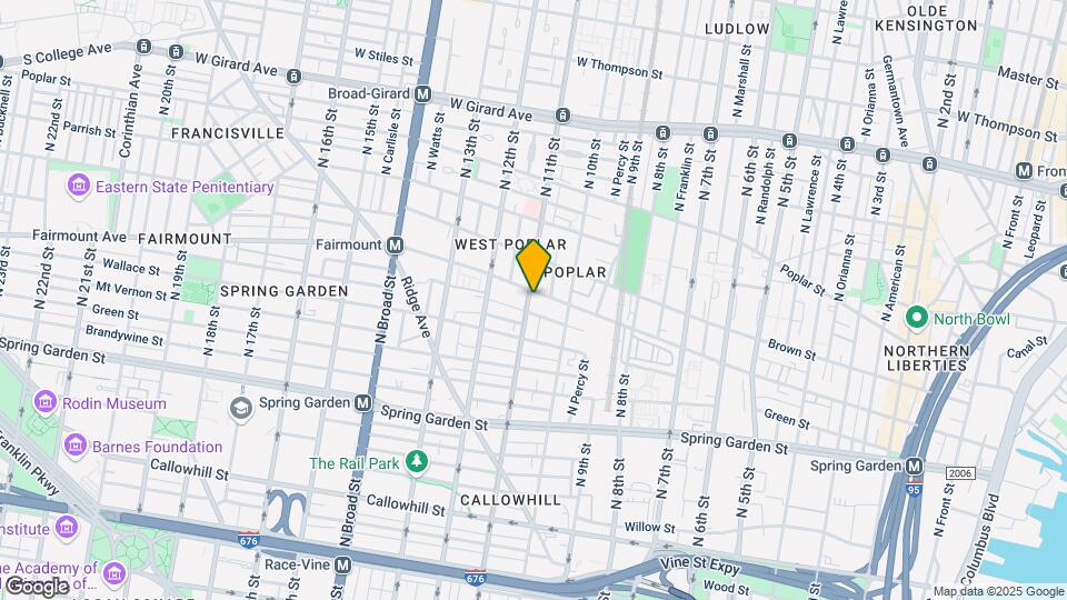 679 N 11th St Map and Location Details