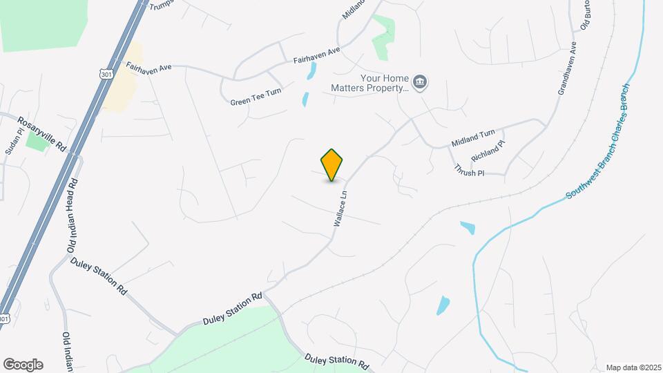 9813 Hammer Ln Map and Location Details