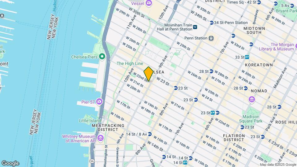 406 W 22nd St Mapa y Detalles de la Ubicación