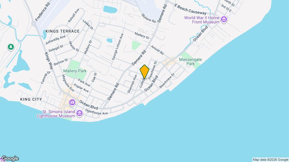 422 Seabreeze Dr, Unit Studio Map and Location Details