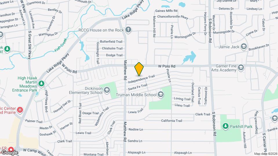 1618 Independence Trail Map and Location Details