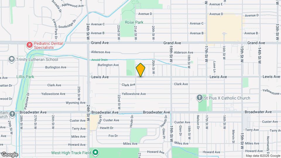 2038 Lewis Ave Map and Location Details