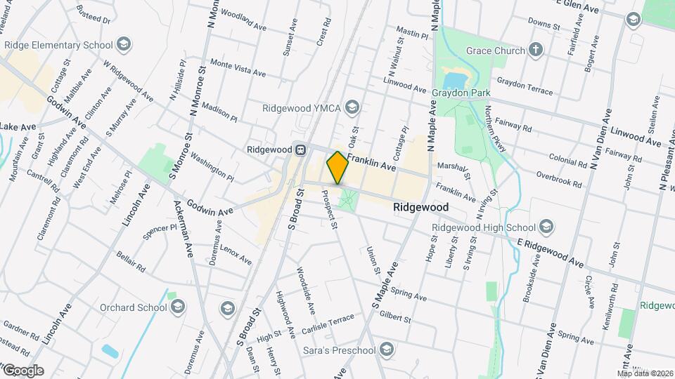 90 E Ridgewood Ave Map and Location Details