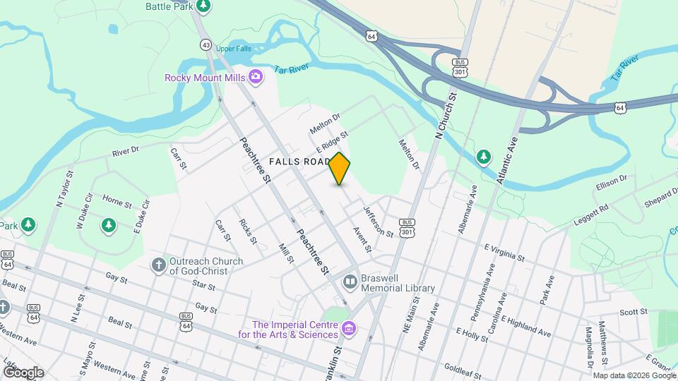 722 Columbia Ave Map and Location Details