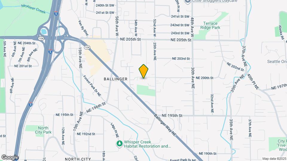 19851 25th Ave NE Map and Location Details