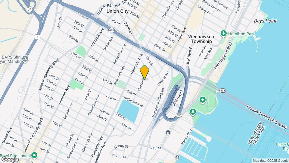 508 Hudson Ave, Unit #3 Mapa y Detalles de la Ubicación