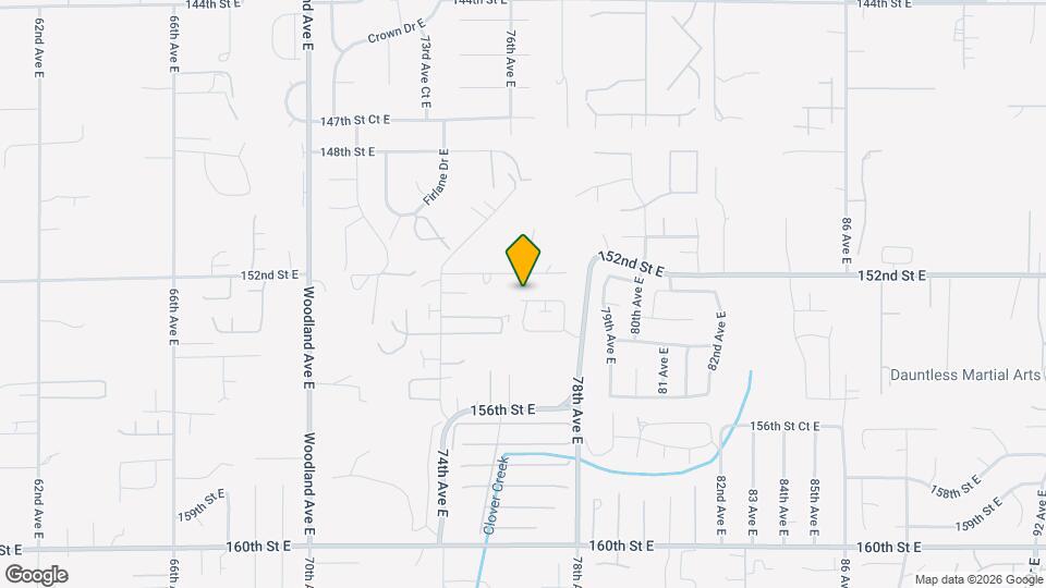 7603 153rd St E Mapa y Detalles de la Ubicación