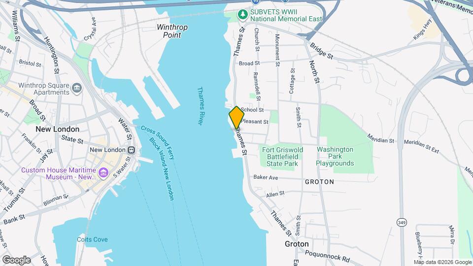 267 Thames St, Unit 267B Map and Location Details