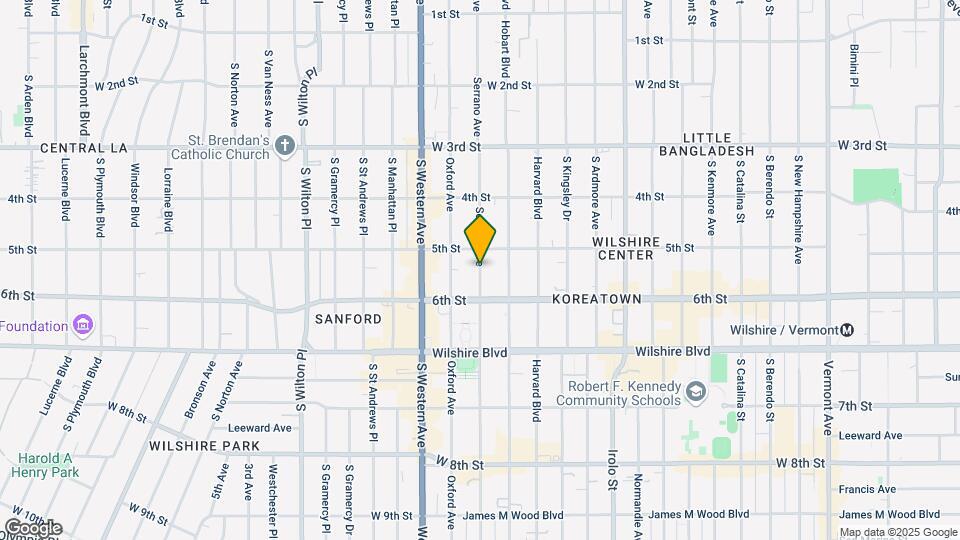 522 Serrano Ave Map and Location Details