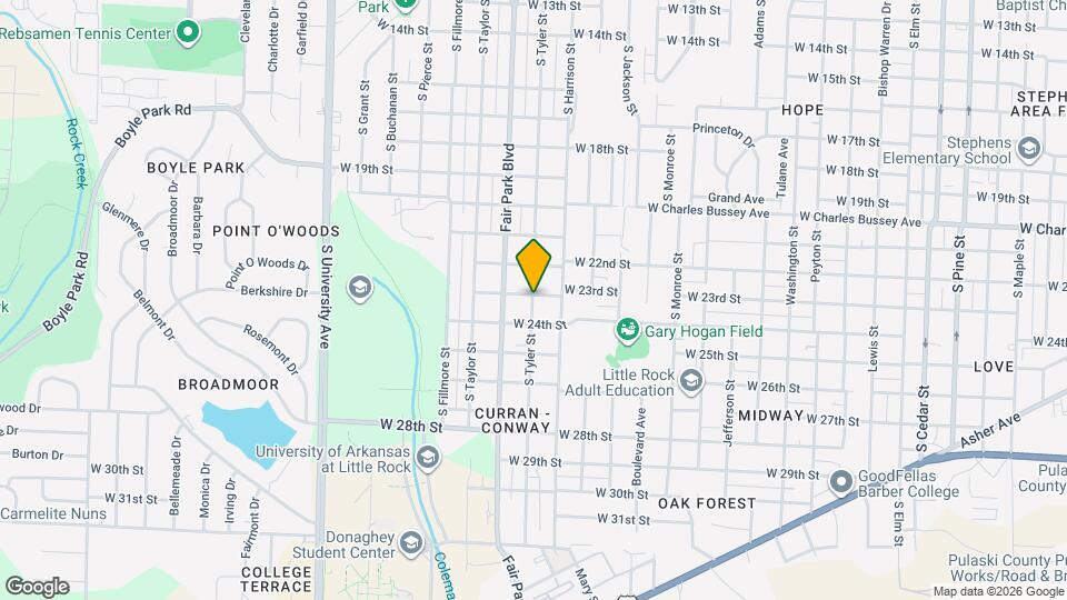 2303 S Tyler St Mapa y Detalles de la Ubicación