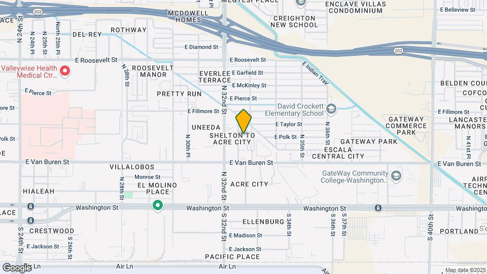 417 N 32nd Pl Mapa y Detalles de la Ubicación