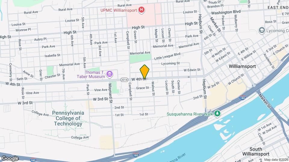 727-729 W 4th St Mapa y Detalles de la Ubicación