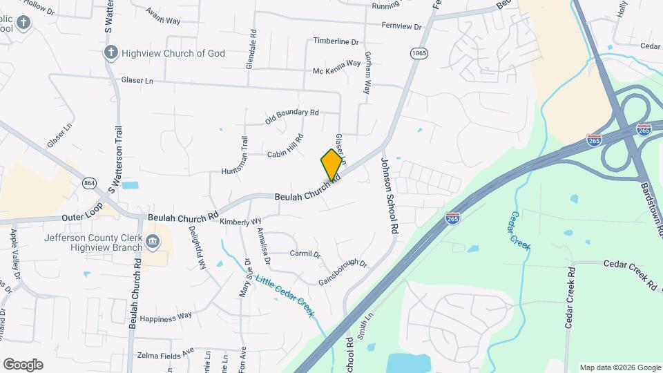 8604 Beulah Church Rd Map and Location Details