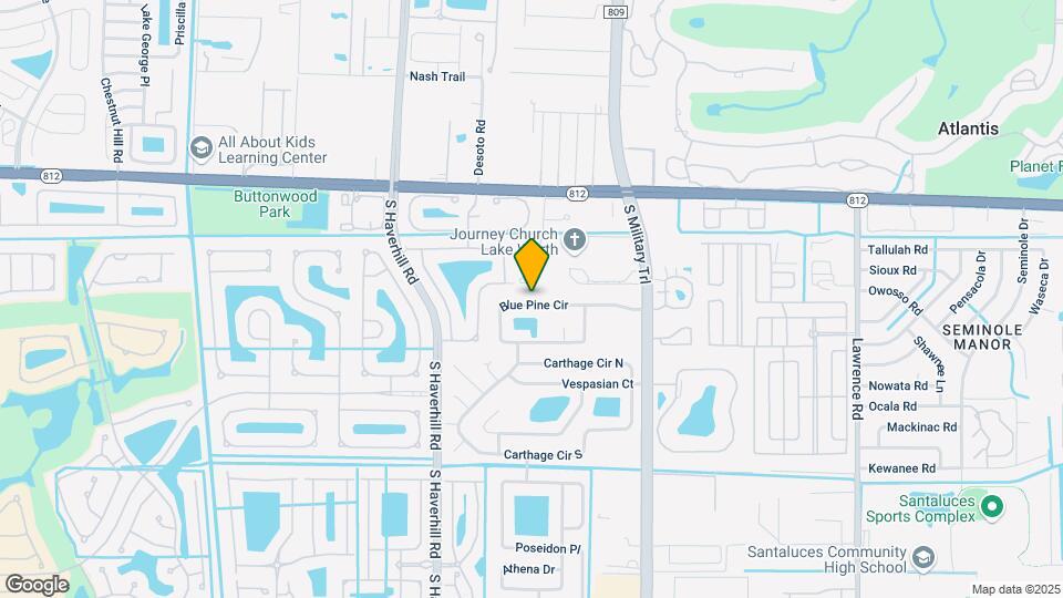 4639 Blue Pine Cir Map and Location Details