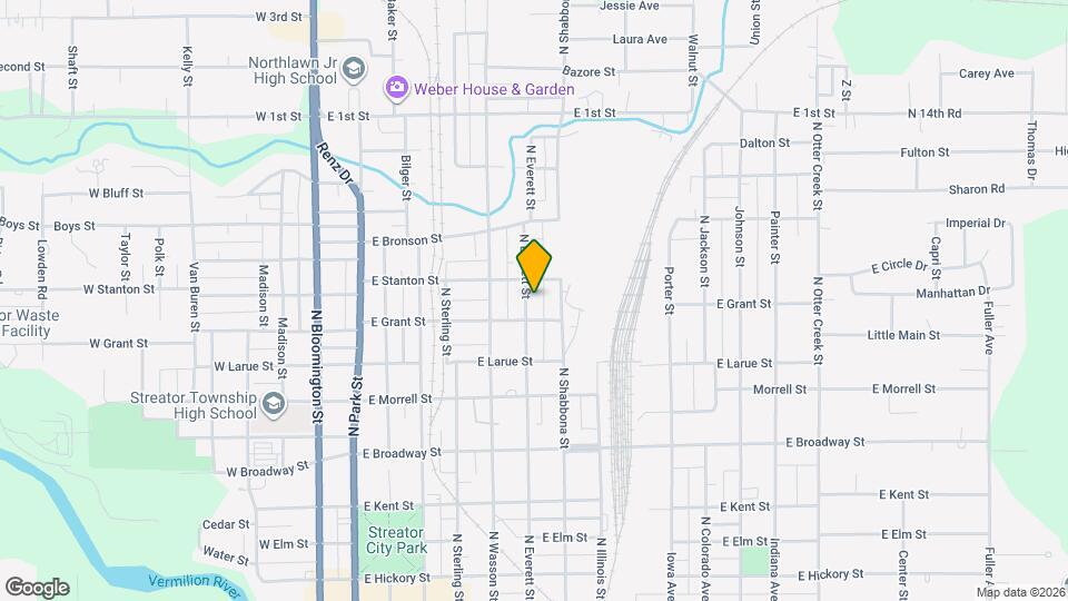905 N Everett St Mapa y Detalles de la Ubicación