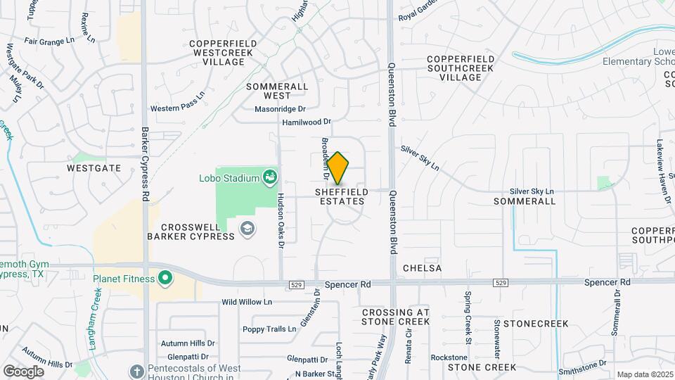 7223 April Creek Ln Map and Location Details