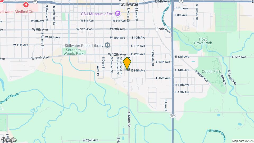 1402 S Main St Map and Location Details