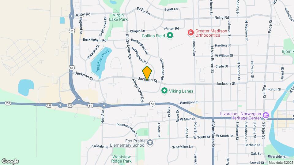 1617 Jackson St Map and Location Details