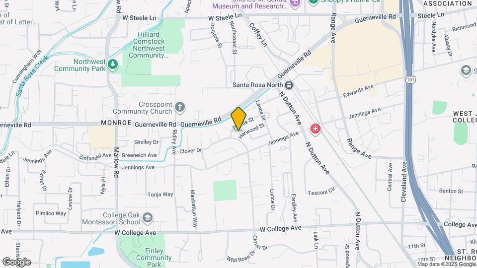 1323 Harwood St Map and Location Details