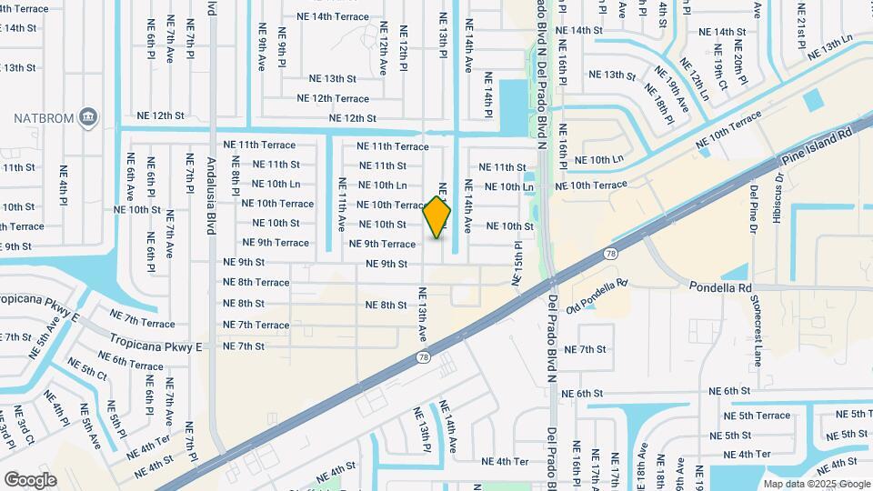 914 NE 13th Pl Map and Location Details