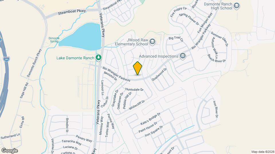 2160 Overland Park Dr Map and Location Details