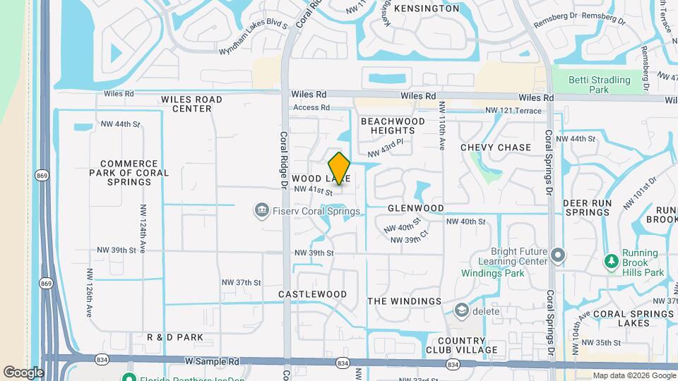 11441 NW 41st St Map and Location Details