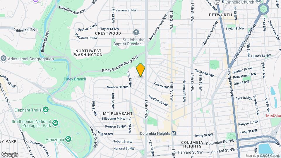 3440 Brown St NW Map and Location Details