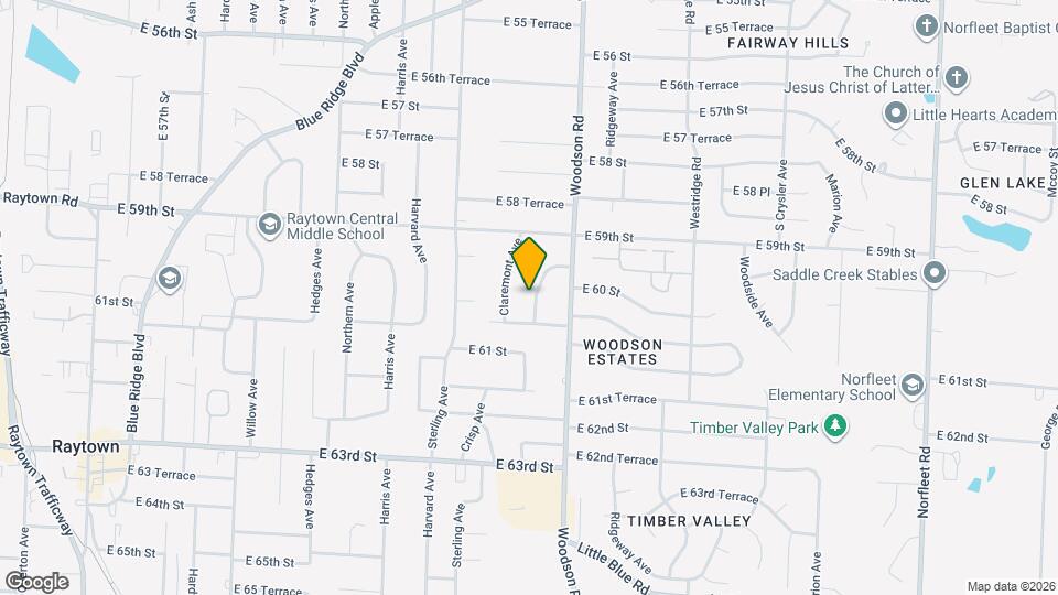 6004 Englewood Ave Map and Location Details