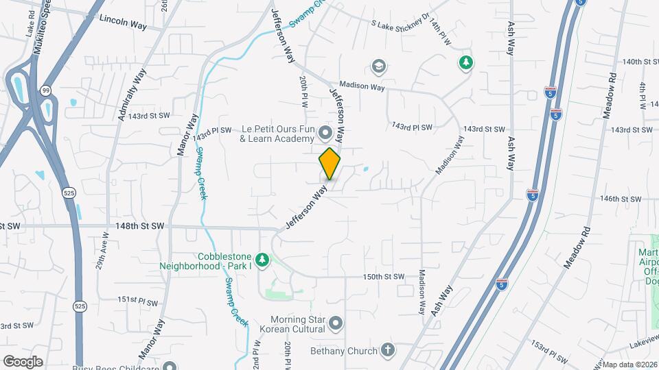 14600 19th Ave W Mapa y Detalles de la Ubicación