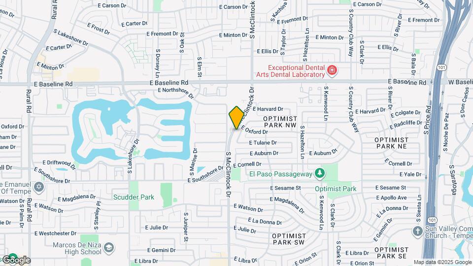 5414 S Heather Dr Map and Location Details