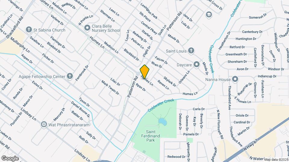 540 Humes Ln Mapa y Detalles de la Ubicación